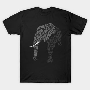 Tribal Elephant profile T-Shirt